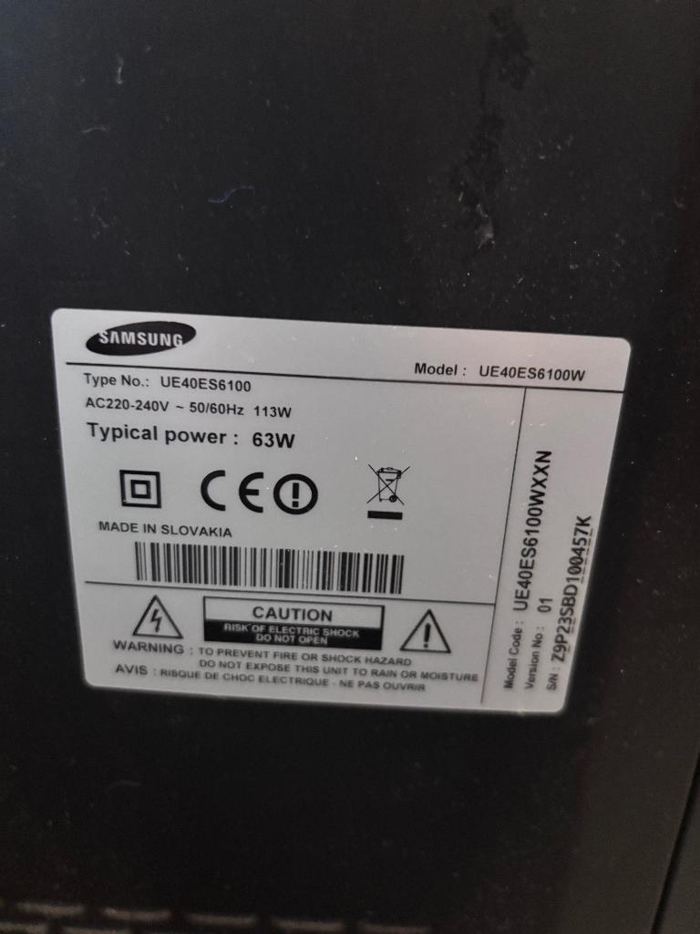 Samsung tv, Gebruikt, 50 Hz, Ophalen of Verzenden, Samsung