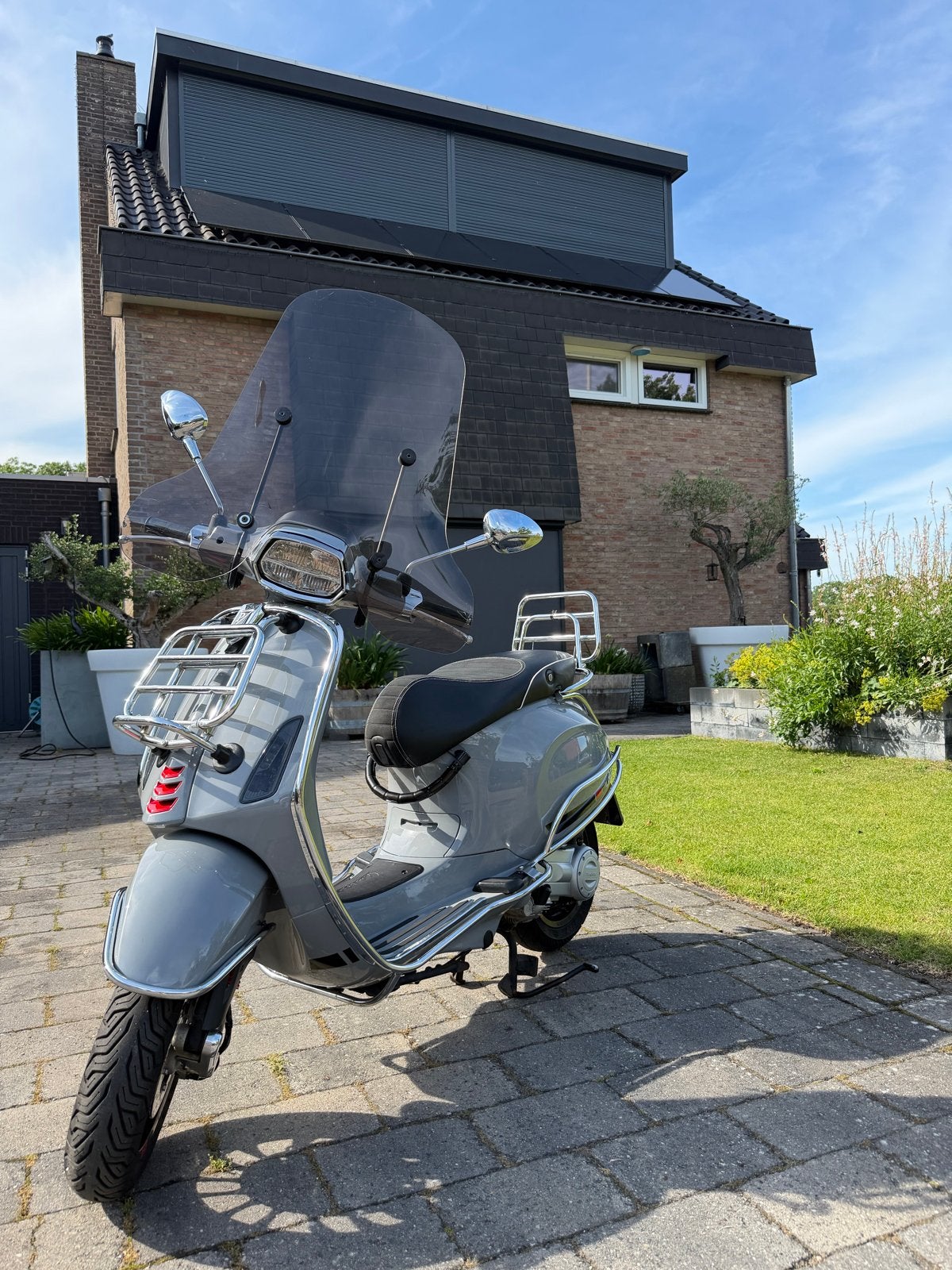 Vespa Sprint Nardo Grey - Full Option, Ophalen, Overige modellen, Maximaal 45 km/u, Zo goed als nieuw