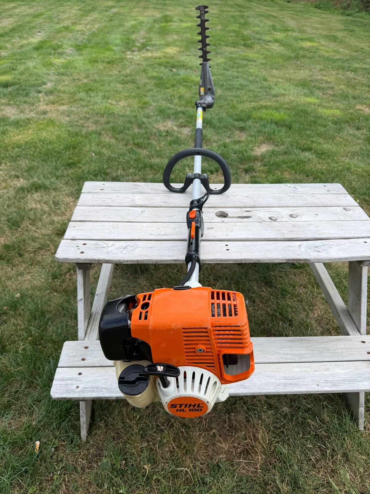 ‼️ Stihl hl100 stokheggenschaar ‼️, Ophalen, Zo goed als nieuw, Benzine
