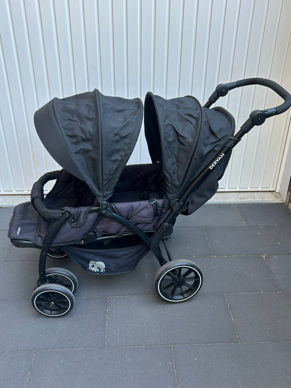 Deryan Duowagen - Ideaal voor twee kinderen, Kinderen en Baby's, Kinderwagens en Combinaties, Gebruikt, Duowagen, Ophalen, Kinderwagen