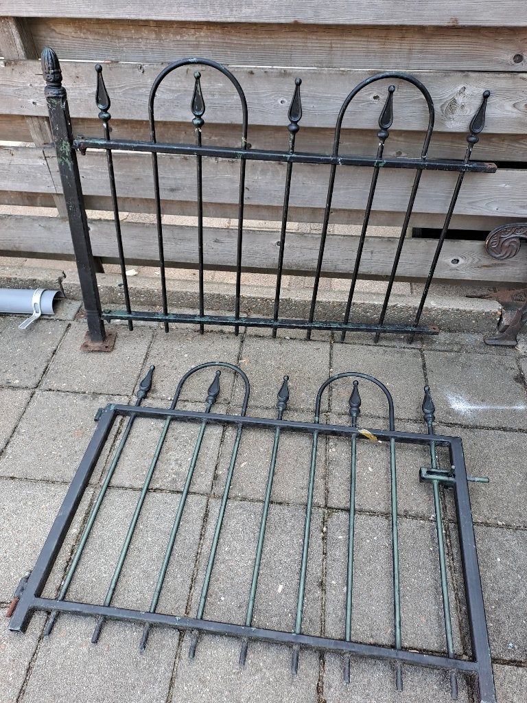 Goed ijzer sierhek werk, Tuin en Terras, Ophalen, Gebruikt, IJzer, Sierhekwerk