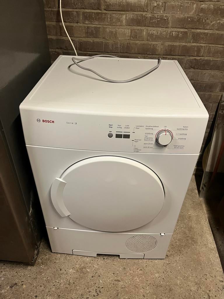 Bosch Serie 2 WTA84101FG Condensdroger - Goed Werkend, Witgoed en Apparatuur, Wasdrogers, Ophalen, 6 tot 8 kg, Gebruikt, Voorlader