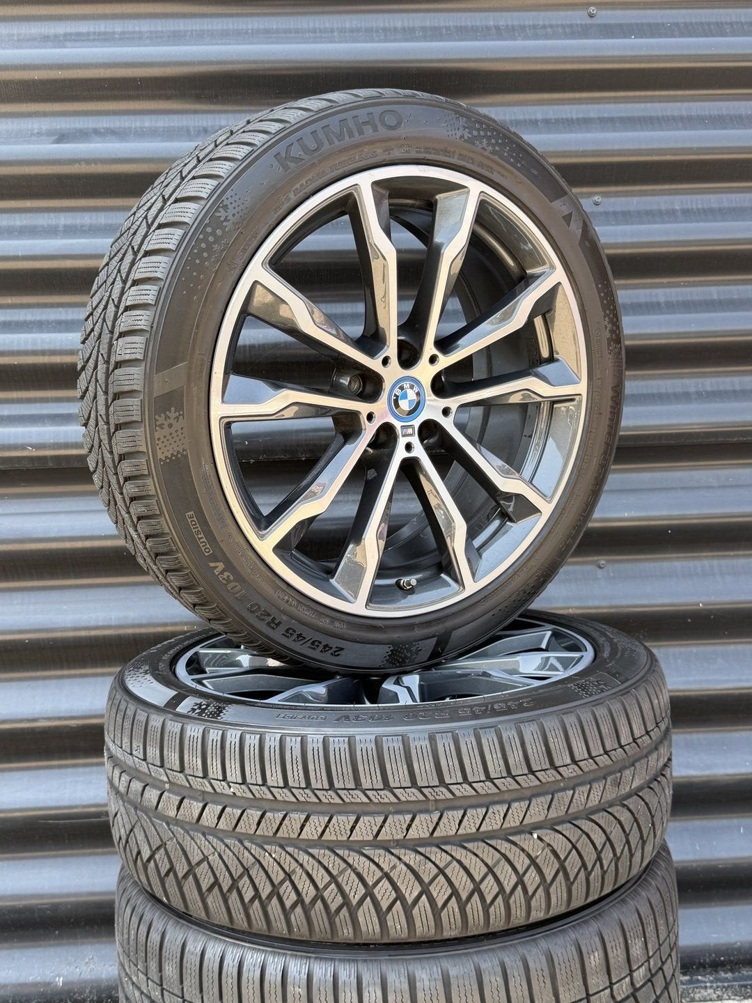 20” Orig Bmw Styl 699M G01 G02 x3 x4 velgen WinterBanden, Gebruikt, -, -, Banden en Velgen