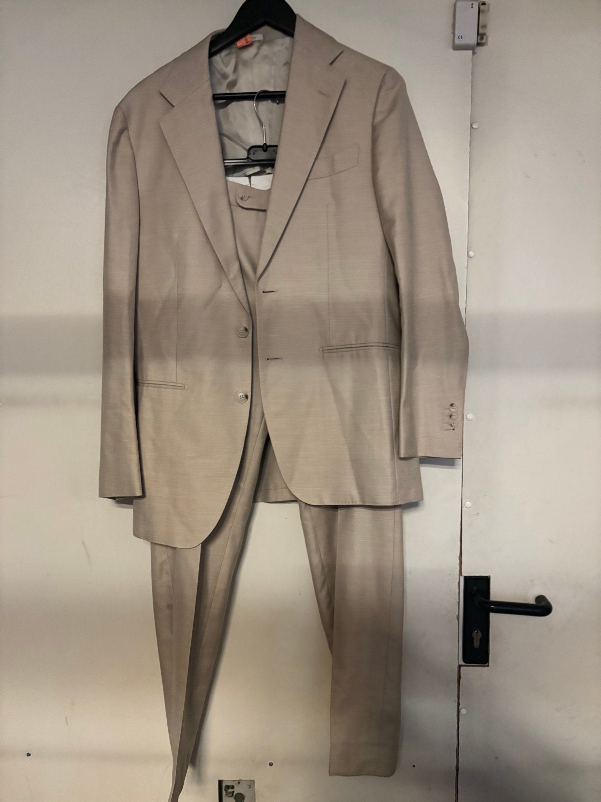 Suitsupply Pak P6827 Brescia Beige Maat 48, Ophalen of Verzenden, Zo goed als nieuw, Maat 48/50 (M), Beige