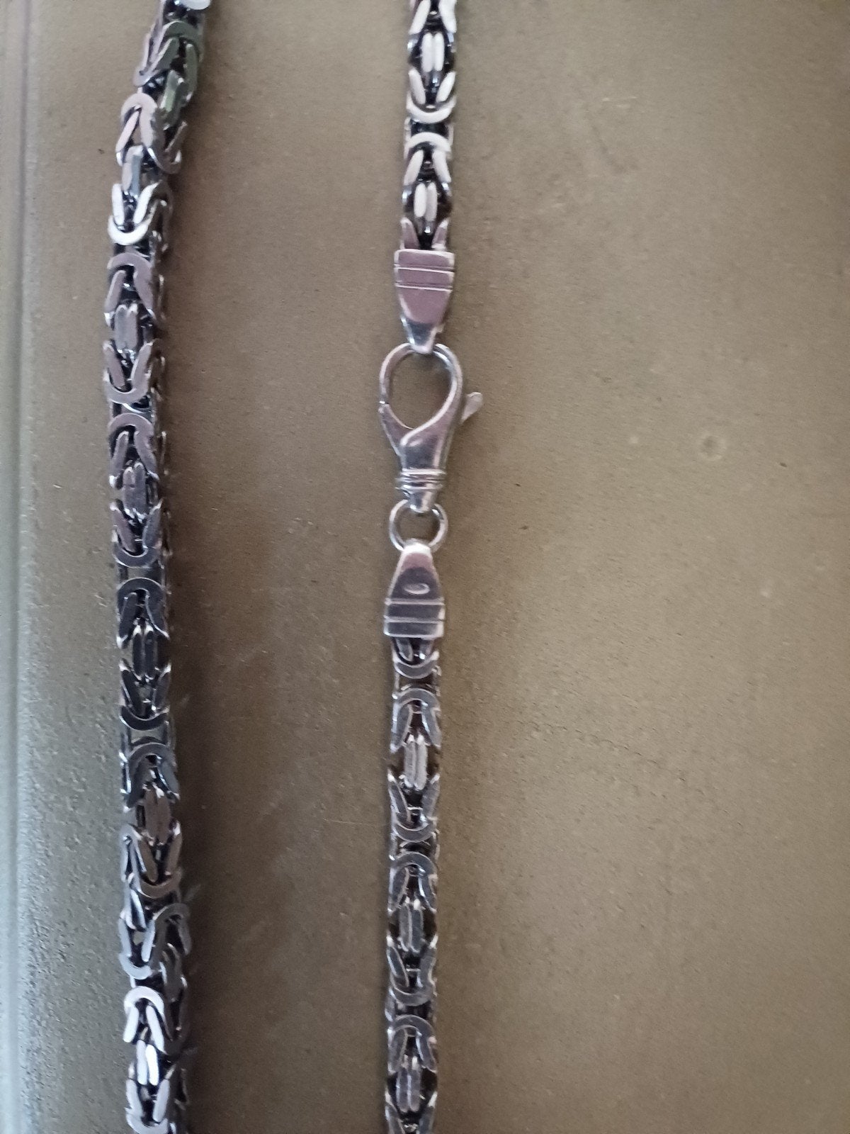 Zilveren KoningsKetting Nieuw, Sieraden, Tassen en Uiterlijk, Ophalen of Verzenden, Nieuw, Zilver, Zilver