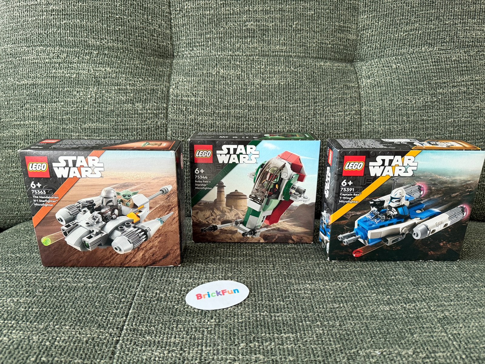 3 LEGO Star Wars Microfighters 75363, 75344 en 75391, Ophalen of Verzenden, Nieuw