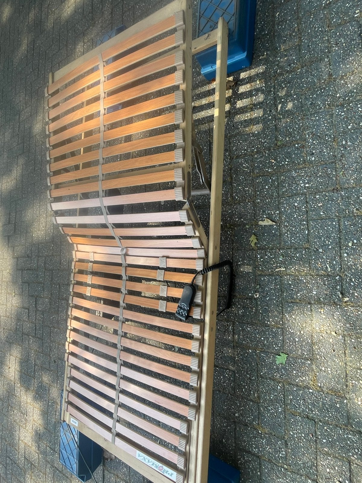 Promaxa elektrische verstelbare lattenbodem 90 x 200 cm, Ophalen, 90 cm, Eenpersoons, Zo goed als nieuw