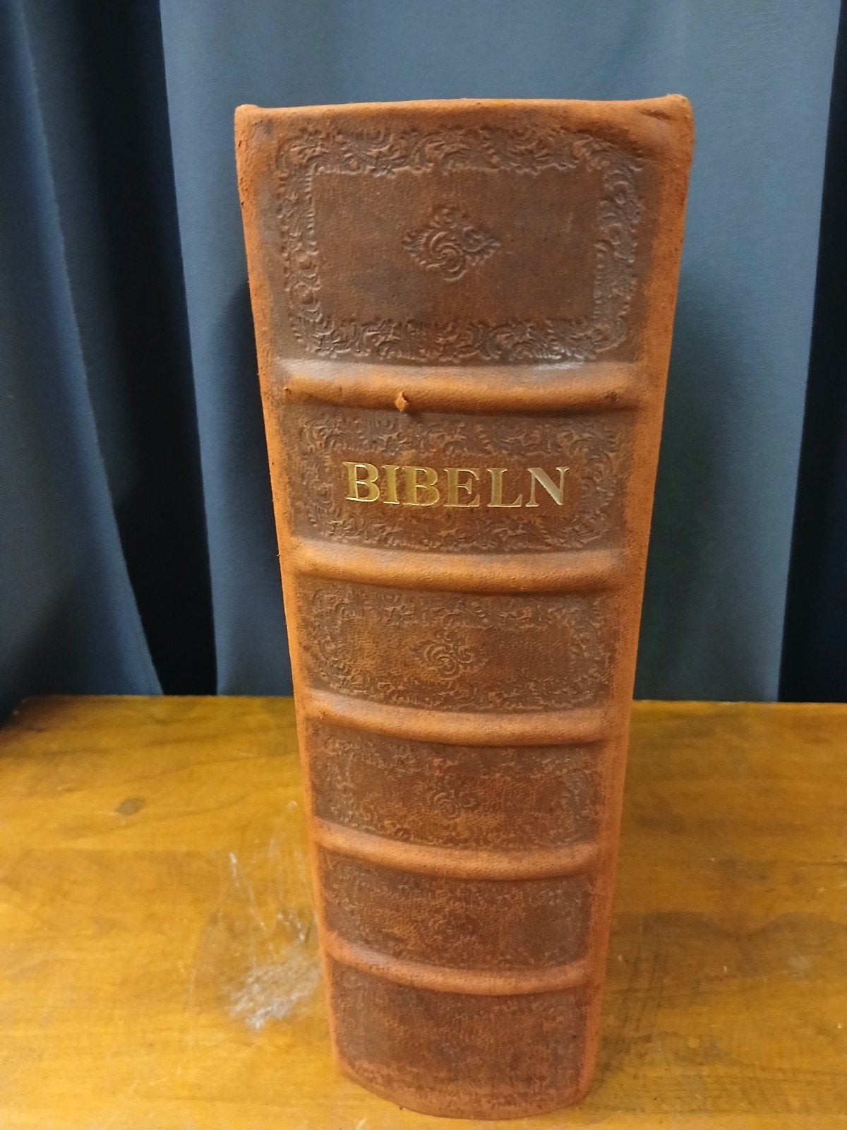 Scandinavische familie Bijbel met goudopsnee, Ophalen of Verzenden