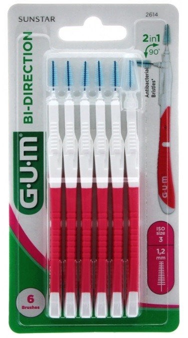 GUM Bi-Direction 6 Stuks 1.2 mm 2in1 Ragers, Ophalen of Verzenden, Nieuw, Overige typen