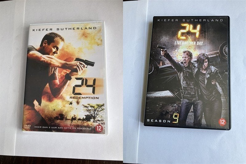 24 redemption + 24 seizoen 9 (4 DVD's) dvd kiefer sutherland, Alle leeftijden, Nederlands, Actie, Ophalen of Verzenden