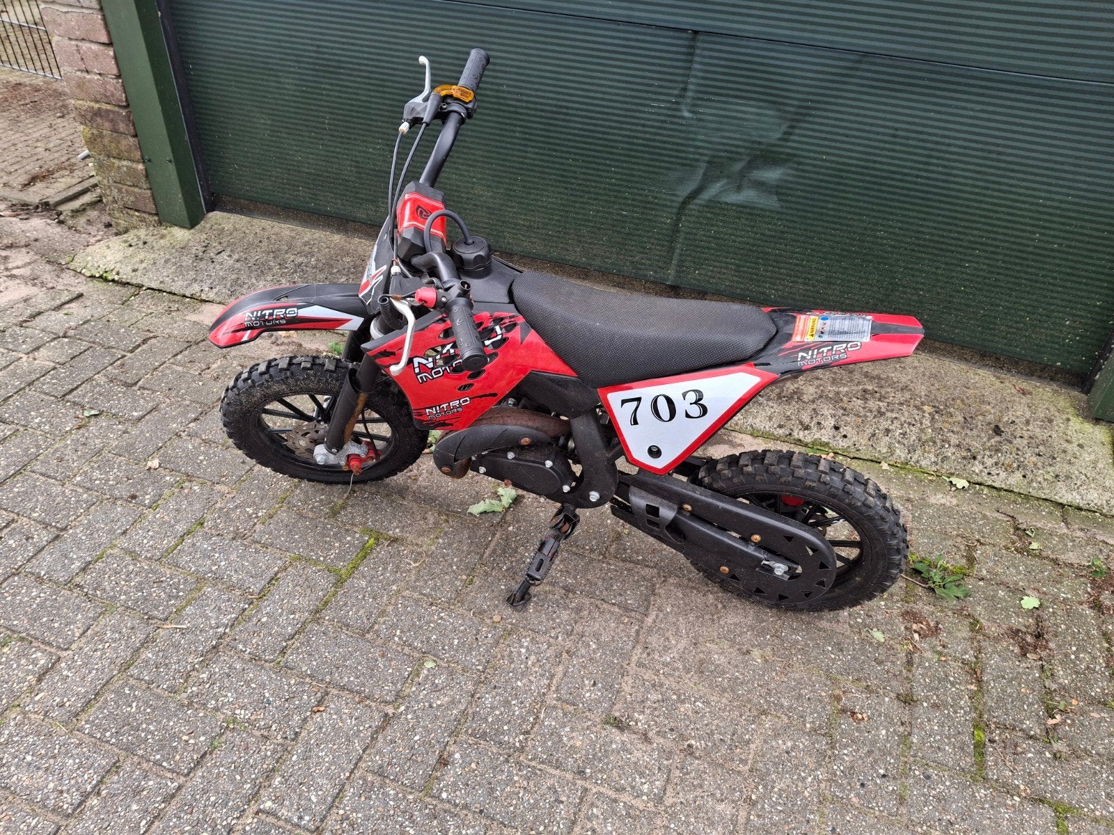 Crossmotor 50cc voor kinderen - Nitro Motors, Ophalen, Gebruikt, Overige merken