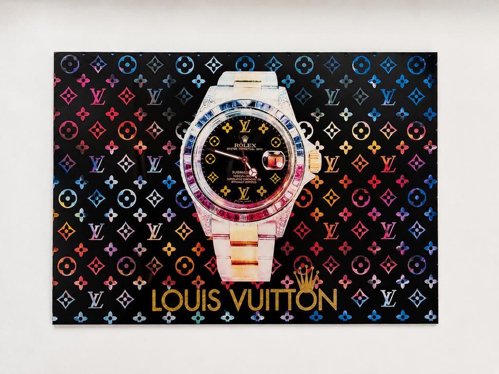 Glasschilderij Rolex Louis Vuitton Anti-explosie Glas, Ophalen of Verzenden