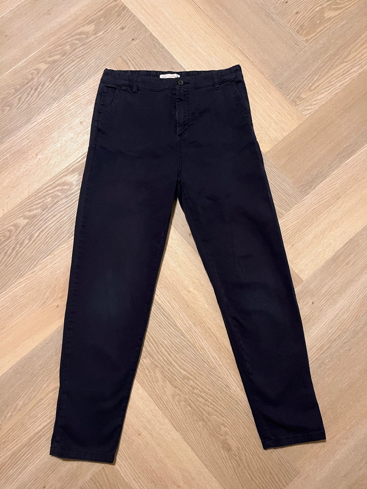Zara donkerblauwe chino broek - maat 164, Ophalen of Verzenden, Zo goed als nieuw, Jongen, Broek