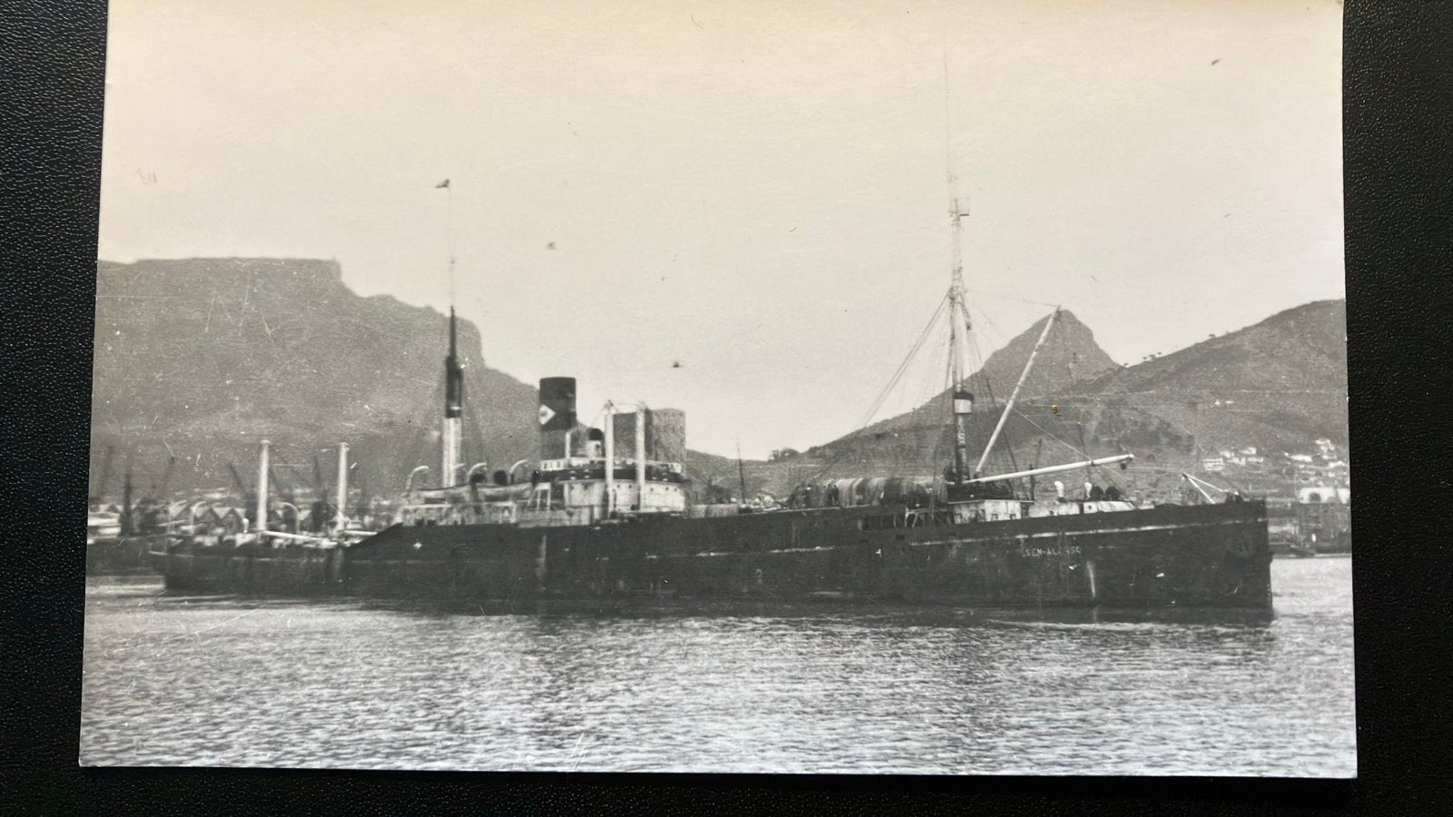 Walvisvaart:N.T. Nielsen Alonso (Noor)1900 bwjr. Zuid Adrika, Ophalen of Verzenden, Gebruikt, Kaart, Foto of Prent