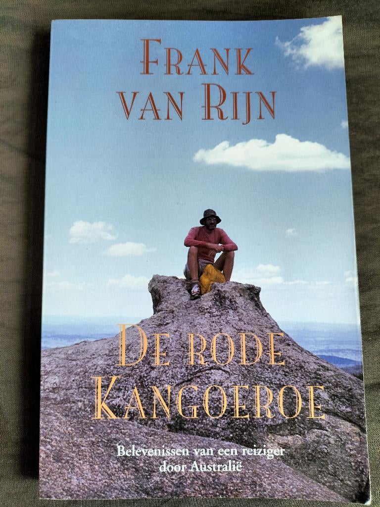Frank van Rijn - De rode Kangoeroe, Boeken, Reisverhalen, Zo goed als nieuw, Australië en Nieuw-Zeeland, Ophalen of Verzenden