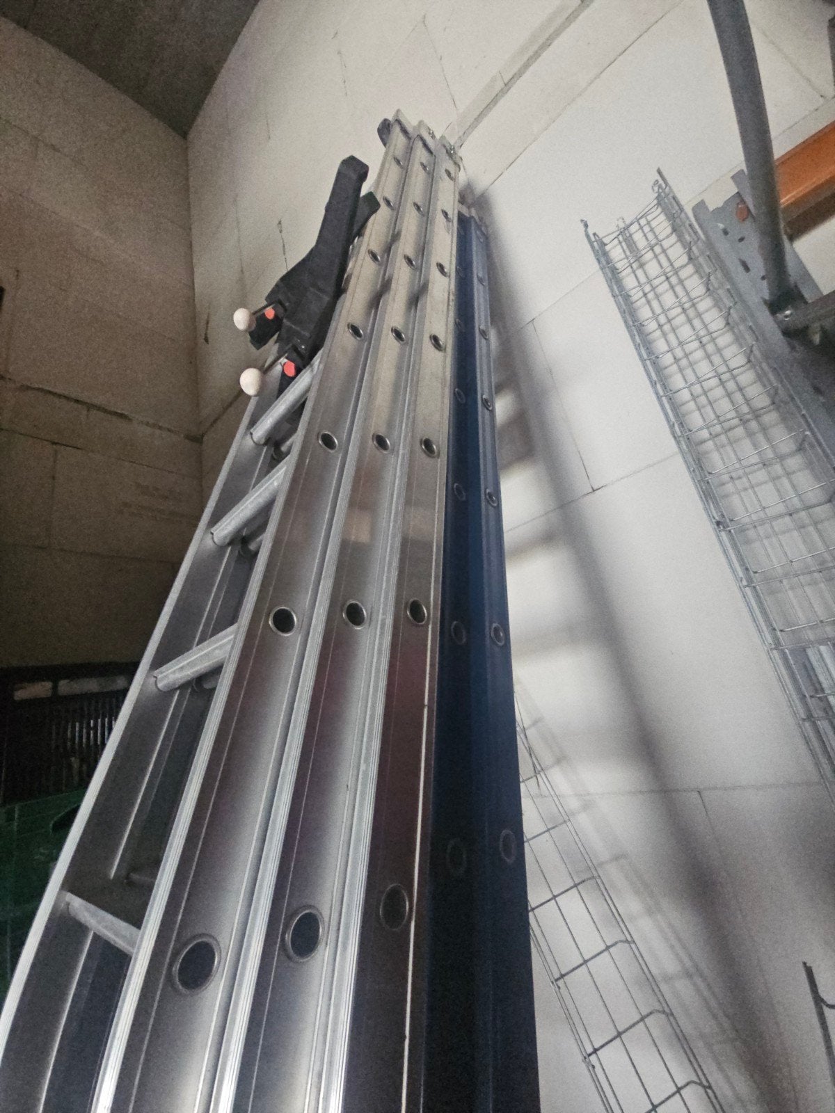 Aluminium ladder 3×14, 3x10 en 2x20 Sporten - z.g.a.n., Ophalen, Aluminium