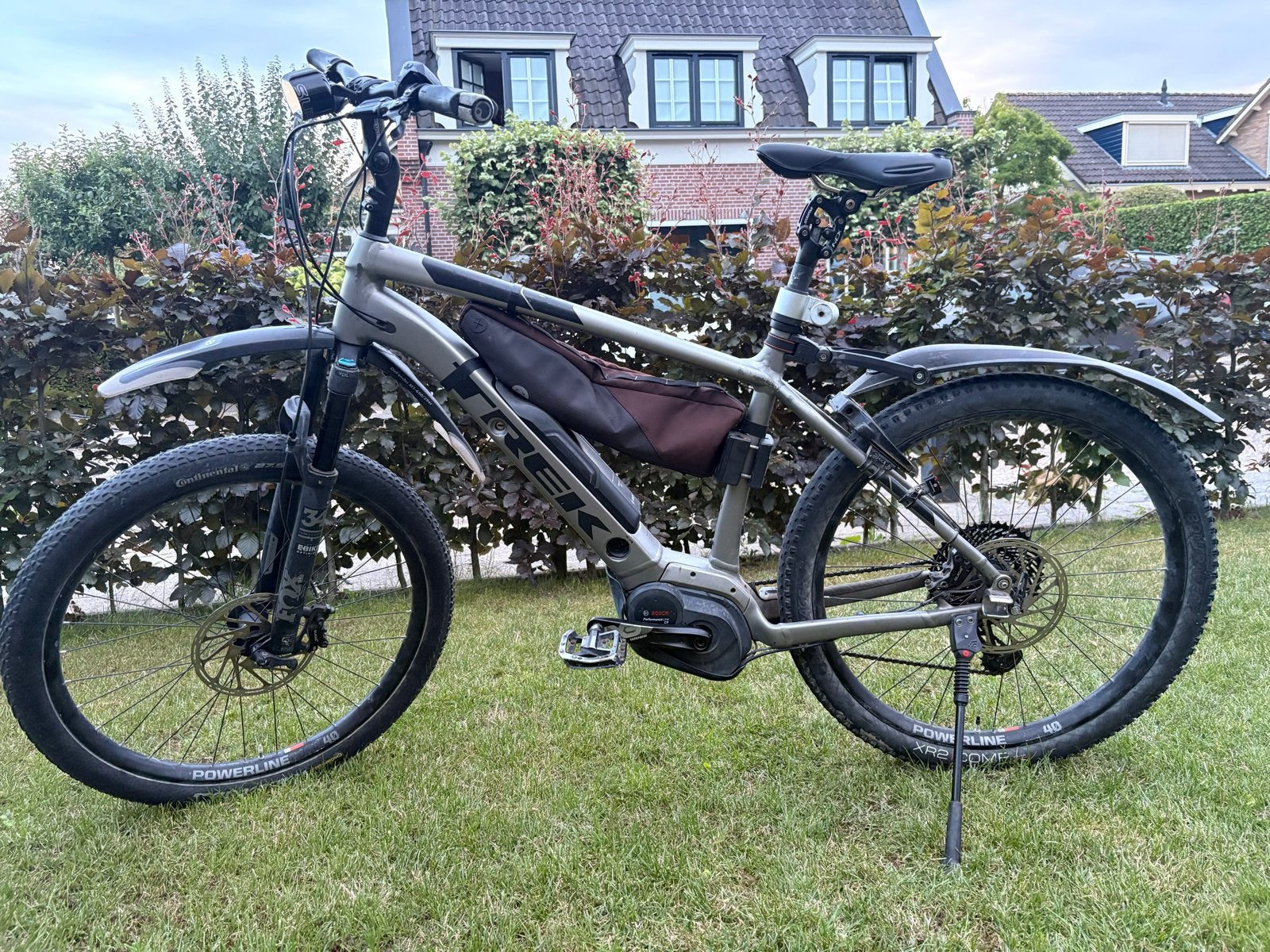 Trek Powerfly 9 E-bike met Bosch Performance Line CX, Gebruikt, 50 km per accu of meer, 55 tot 59 cm, Ophalen