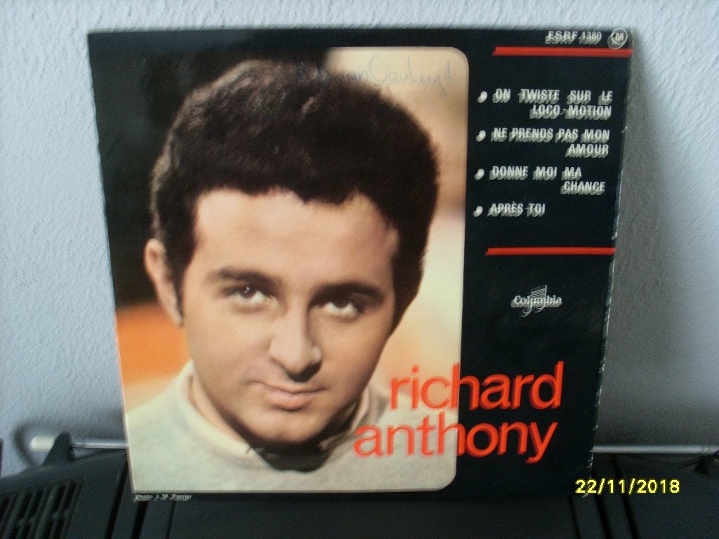Richard Anthony EP - On Twittle Su Le Loco Motion ----2358, Verzenden, 7 inch, Fotohoes, Zo goed als nieuw
