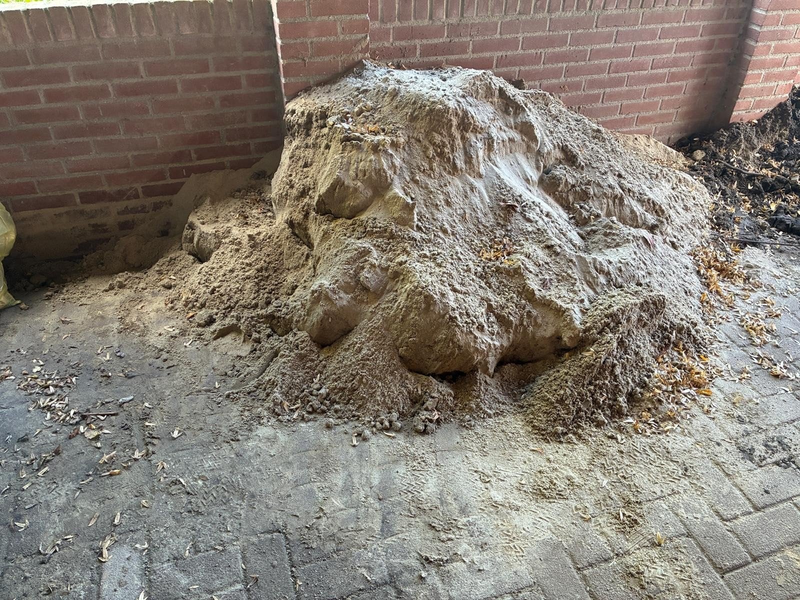 Schoon geel ophoogzand, Ophalen, Nieuw, Ophoogzand