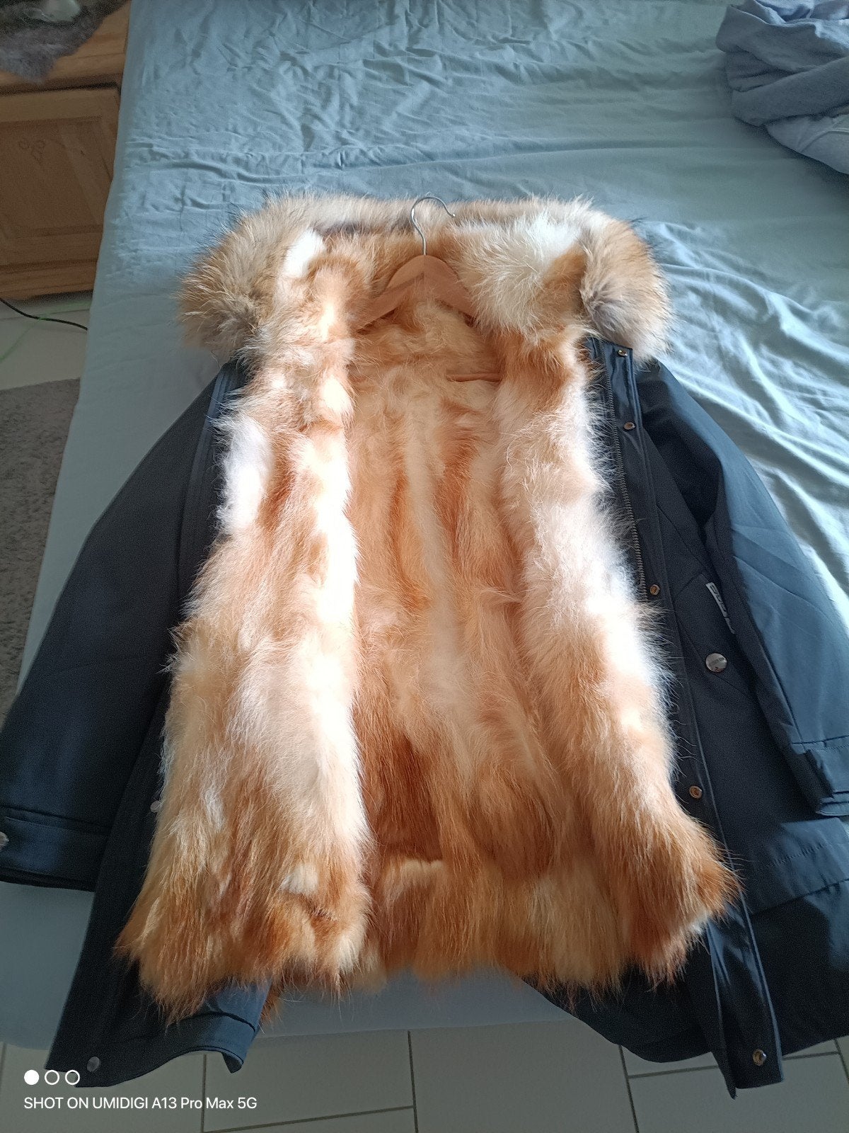 Luxe Winterjas met Roodvos en Bever Bont - Zo goed als nieuw, Meerkleurig, Maat 46/48 (XL) of groter, Ophalen of Verzenden, Onbekend