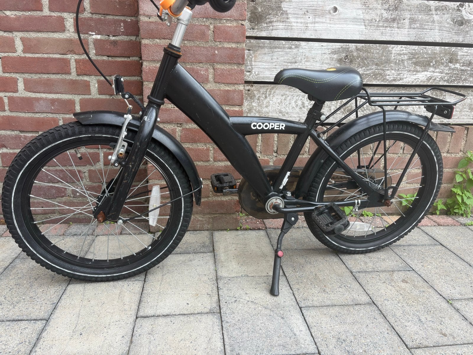 16 inch kinderfiets - Zadel beschadigd, verder prima!, Ophalen, Gebruikt, 16 tot 20 inch
