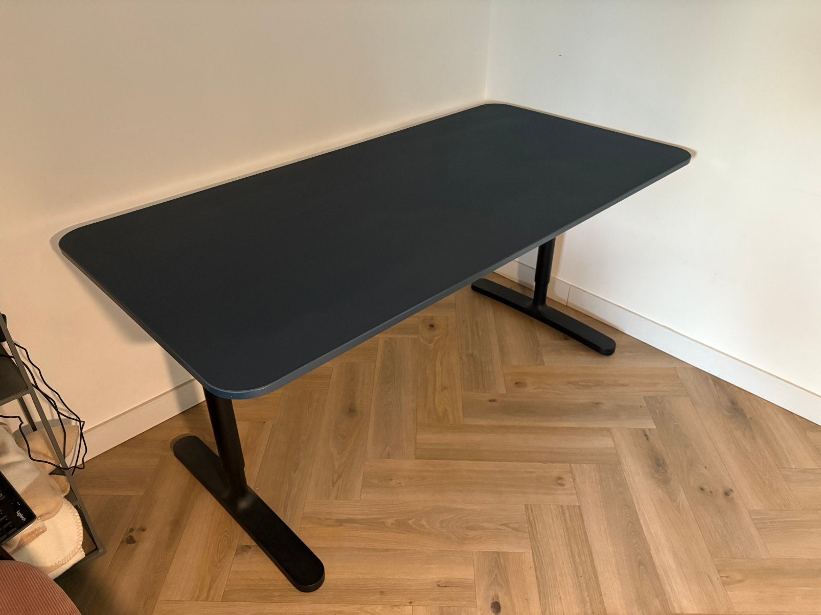 Ikea burea in hoogte verstelbaar 160x80 cm, Ophalen, 160 cm, Gebruikt, In hoogte verstelbaar