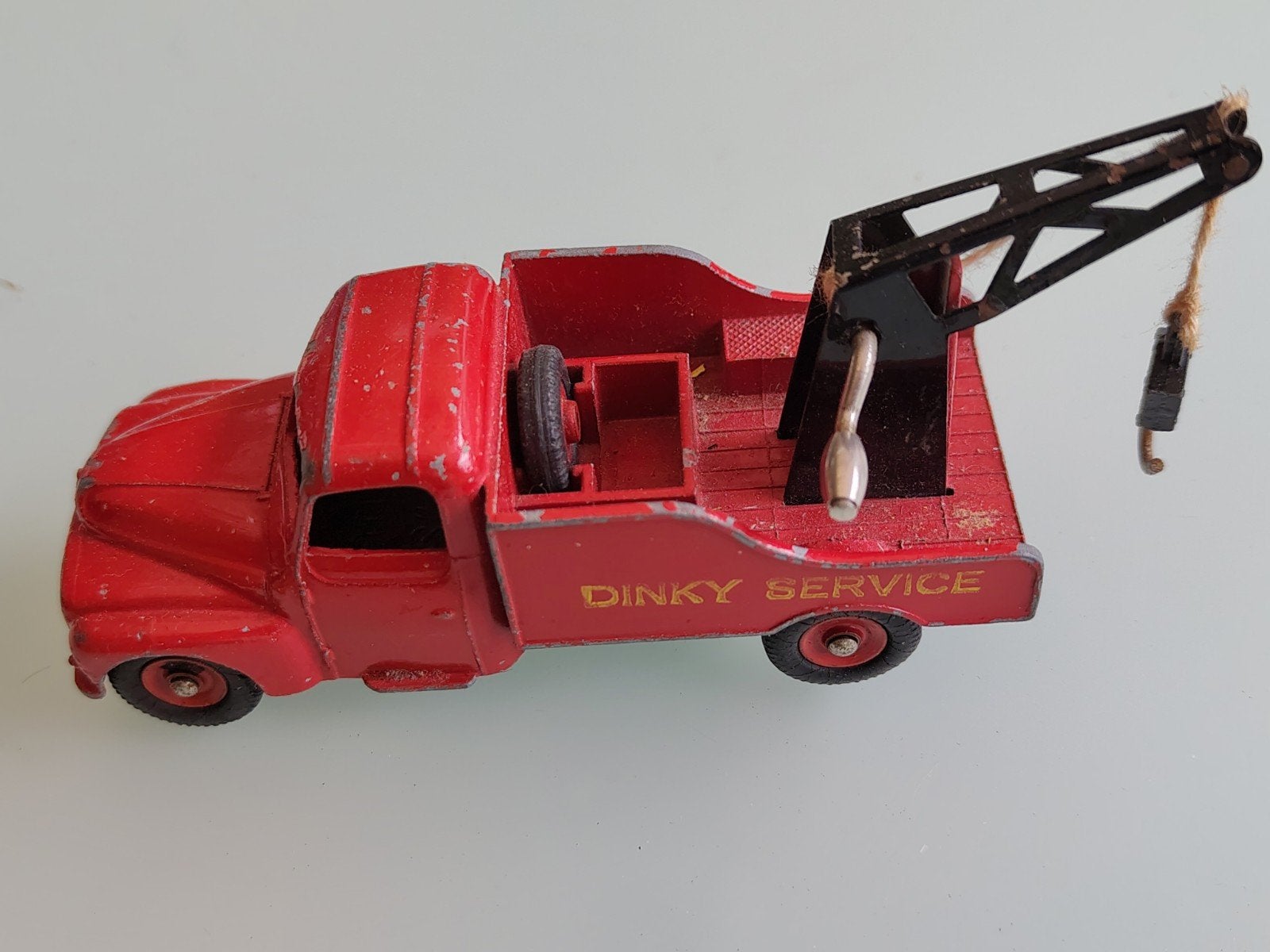 Vintage Dinky Toys Citroën 23 Sleepwagen - Rood, model 35A, Ophalen of Verzenden, Gebruikt, Bus of Vrachtwagen, Dinky Toys