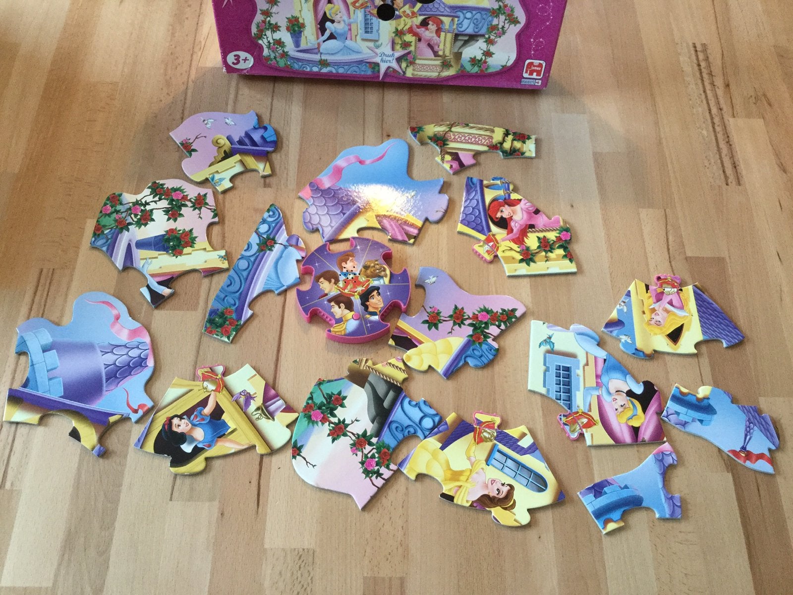 Prinsessen sprekende puzzel Ariël Doornroosje, sneeuwwitje, Ophalen of Verzenden, Sneeuwwitje of Doornroosje, Zo goed als nieuw