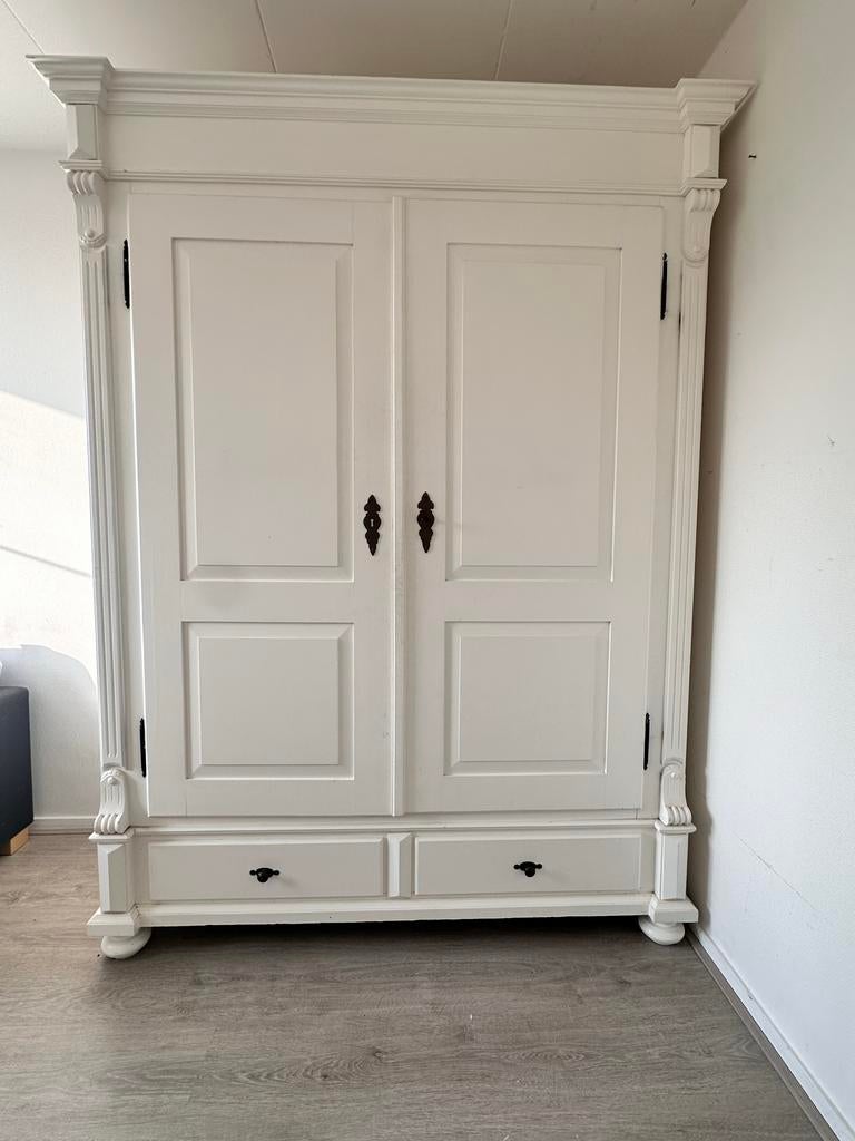 Houten handgemaakte kast - 160x63x210 cm, Gebruikt, 200 cm of meer, 150 tot 200 cm, Ophalen of Verzenden
