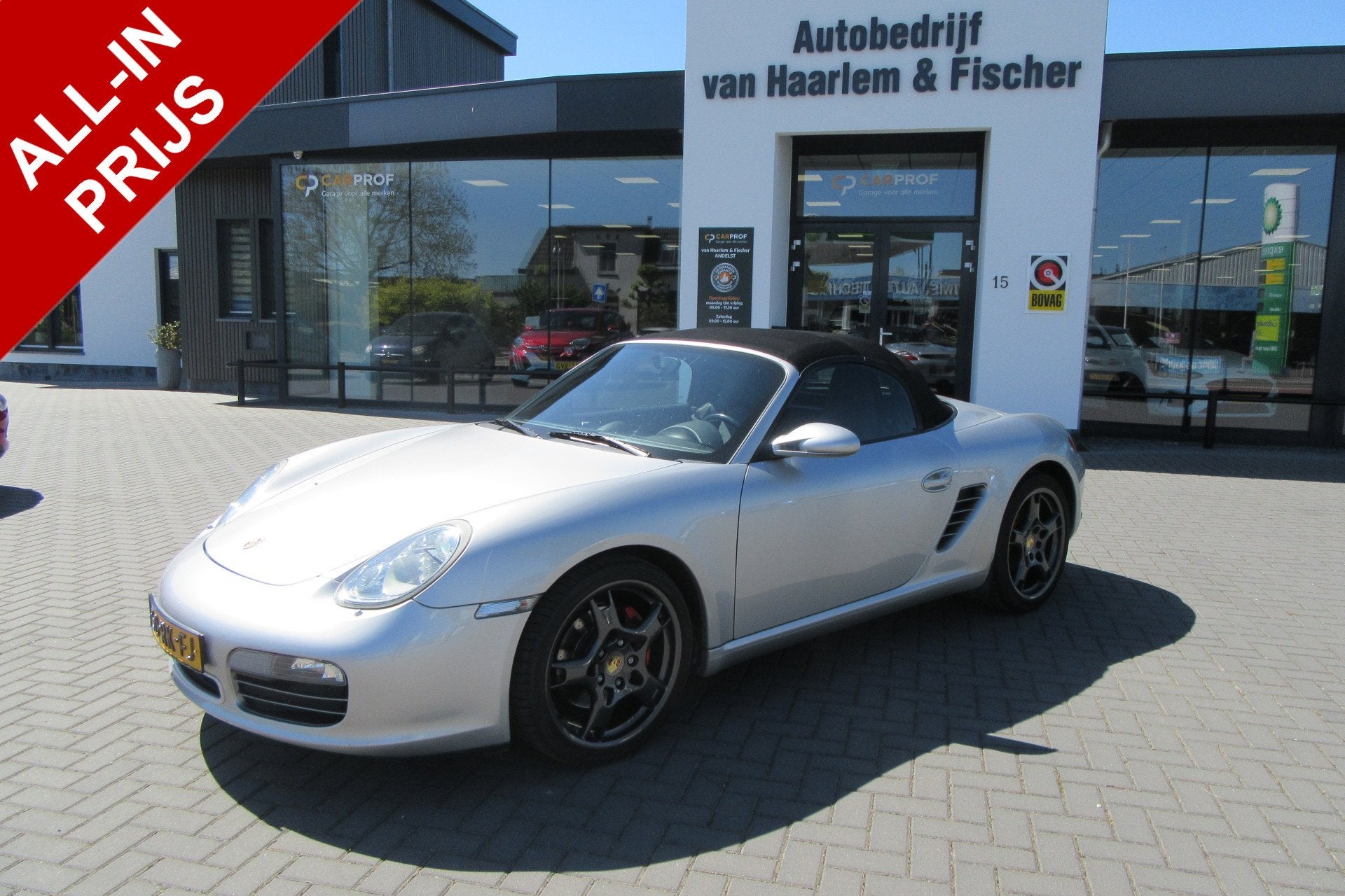 Porsche Boxster S 3.2 Tiptronic Automaat, Sportchrono, Leder, Achterwielaandrijving, Cabriolet, 2 stoelen, Euro 4