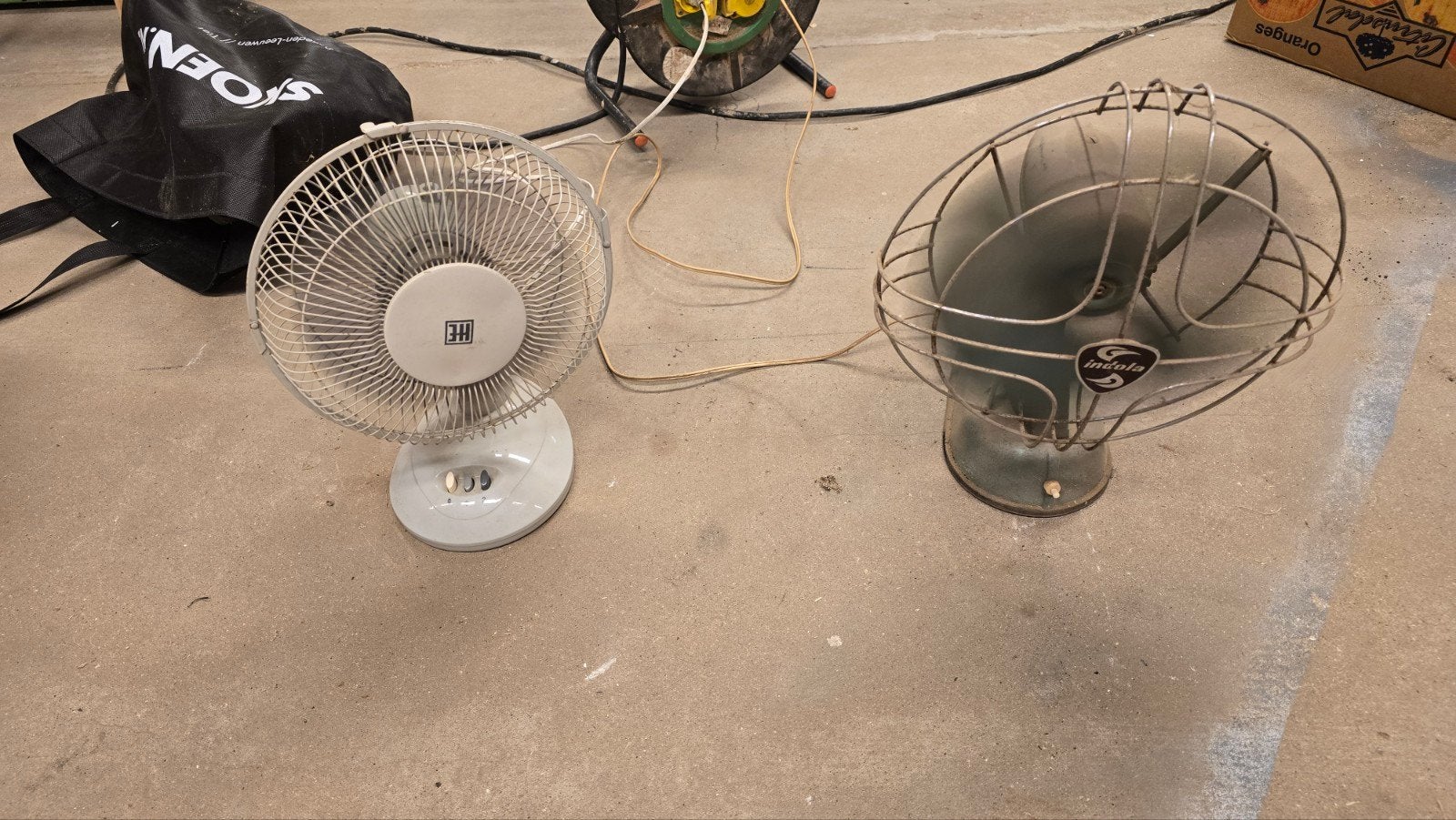 2 ventilatoren, Ophalen, Gebruikt, Tafelventilator
