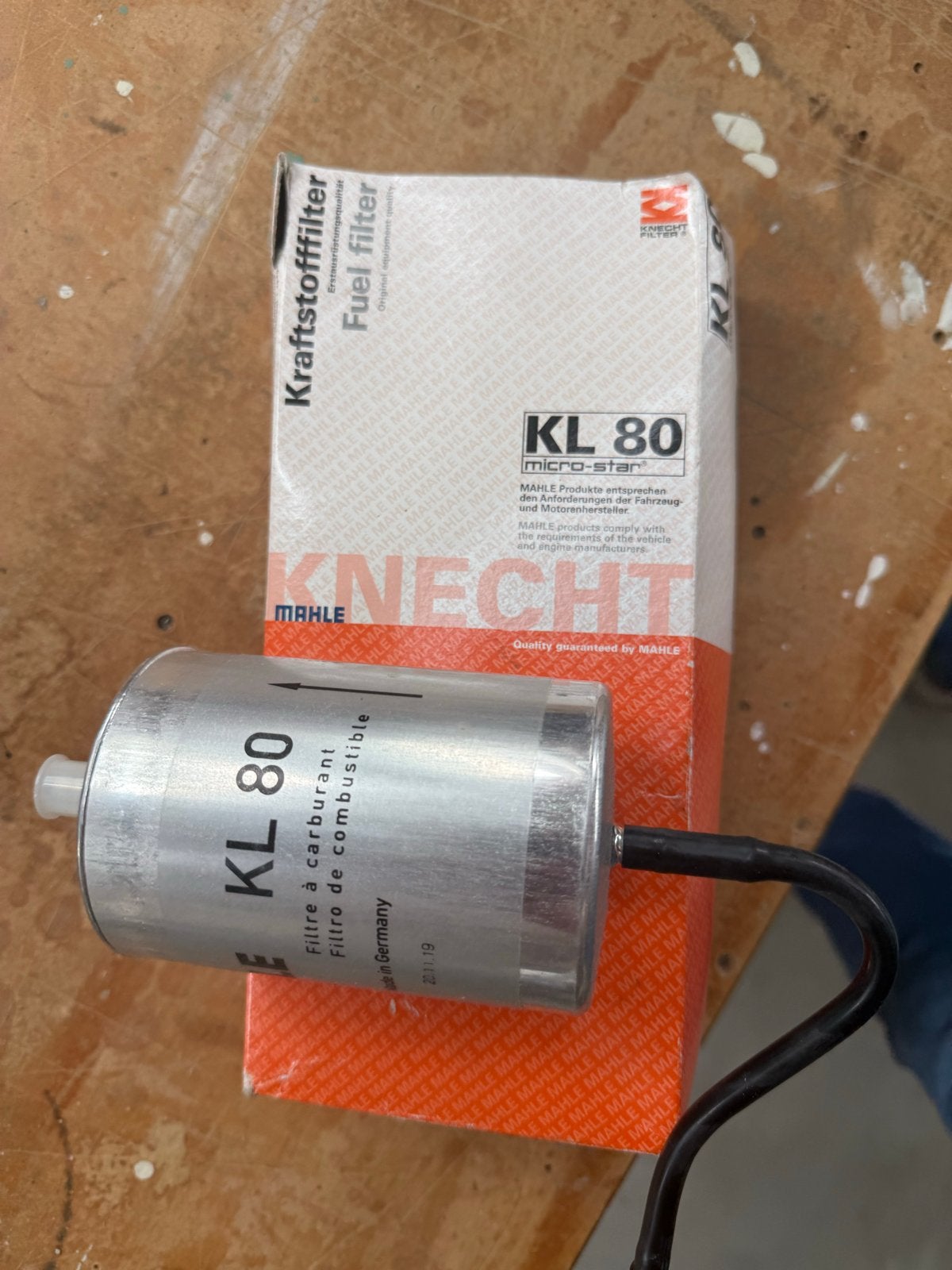 MAHLE KL 80 Brandstoffilter voor Porsche 996, Ophalen, Nieuw, Porsche
