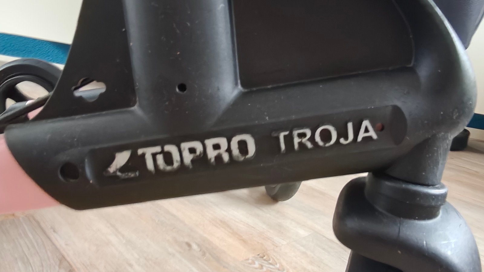 Topra troja roze met tasje en zit beugel lengte 1.60, Ophalen, Lichtgewicht, Gebruikt