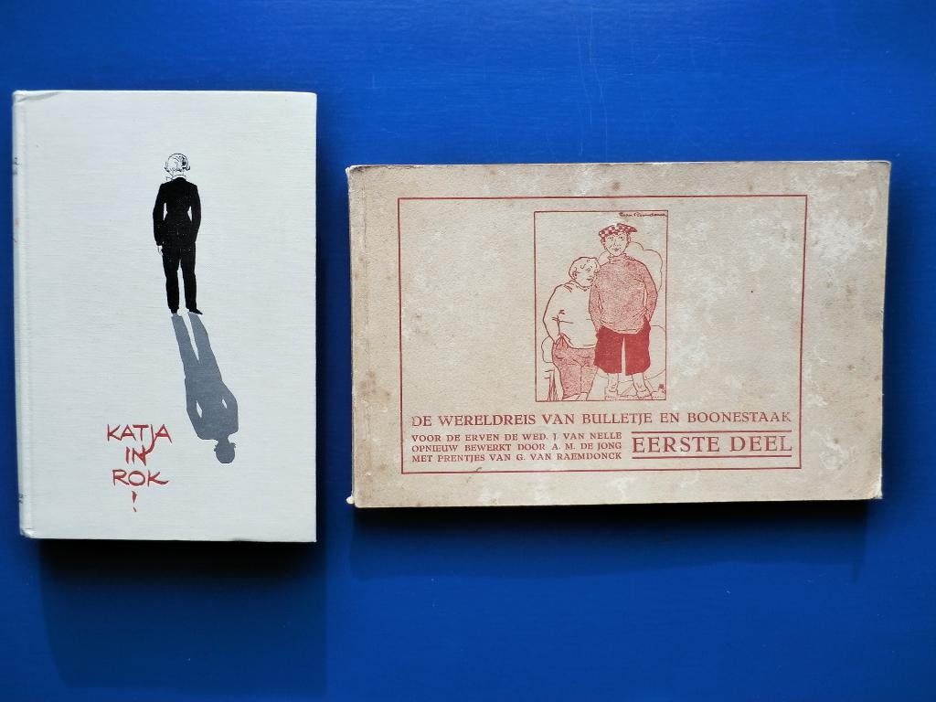 De wereldreis van Bulletje en Boonestaak + eerste deel + 40,, Antiek en Kunst, Antiek | Boeken en Bijbels, Ophalen of Verzenden