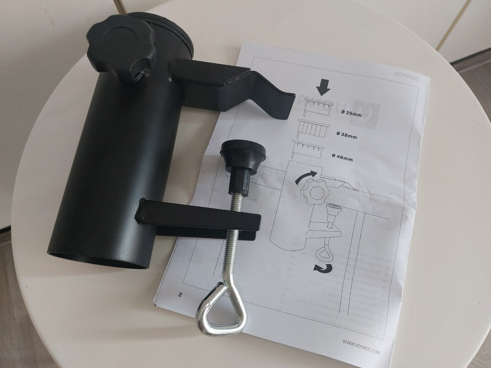 Parasol houder voor balkon Vonroc, Ophalen, Zo goed als nieuw, Minder dan 1 meter, Parasolvoet