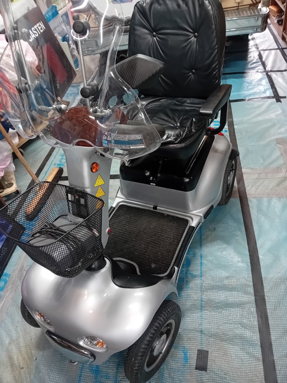 Een goed rijdende scootmobiel, Ophalen