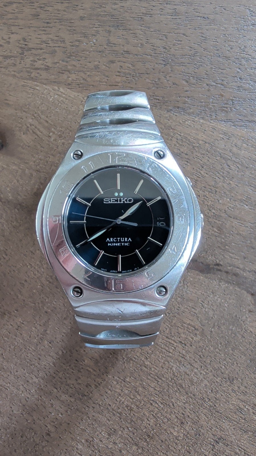 Seiko Arctura Kinetic – Iconisch design – Vintage 2001, Ophalen of Verzenden, Gebruikt, Staal, Seiko