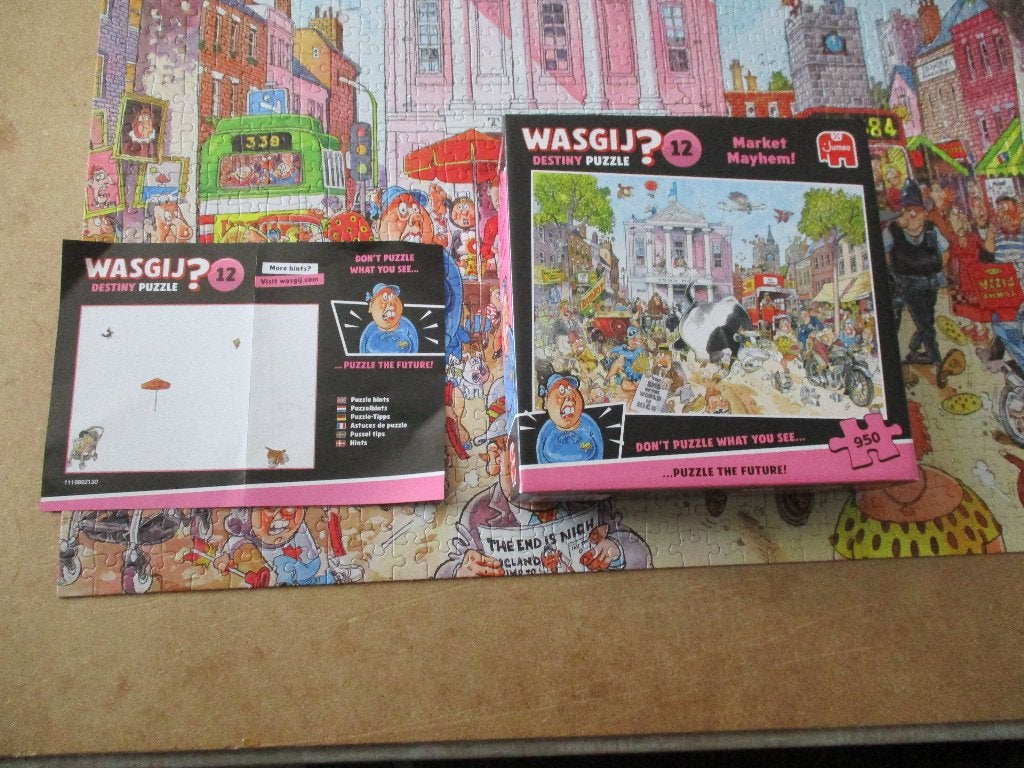 Jumbo Wasgij Destiny Puzzle no 12, Hobby en Vrije tijd, Denksport en Puzzels, Zo goed als nieuw, Legpuzzel, 500 t/m 1500 stukjes