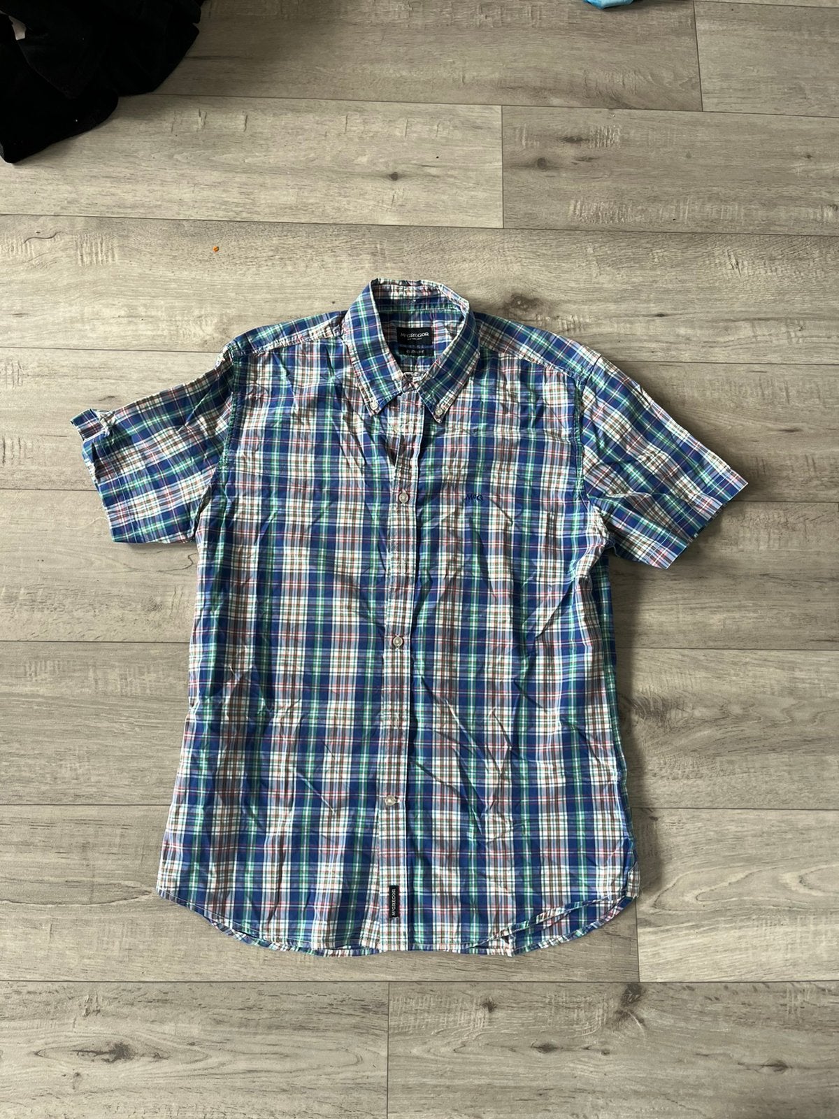 MCGregor overhemd maat L, Ophalen of Verzenden, Zo goed als nieuw, Blauw