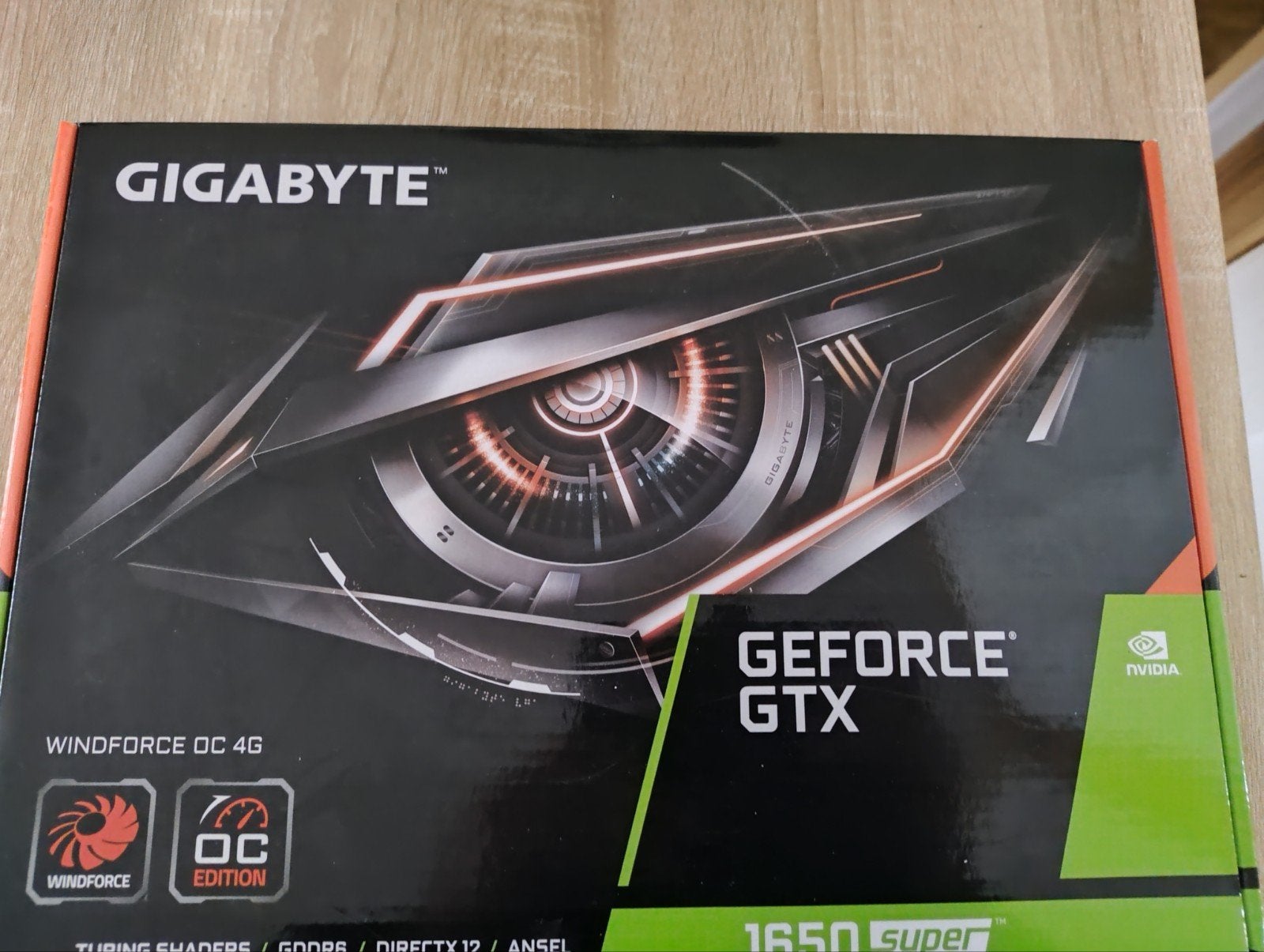 Gigabyte GeForce GTX 1650 Super, 4GB, Windforce OC, Computers en Software, Videokaarten, PCI-Express 3, HDMI, GDDR6, Ophalen of Verzenden
