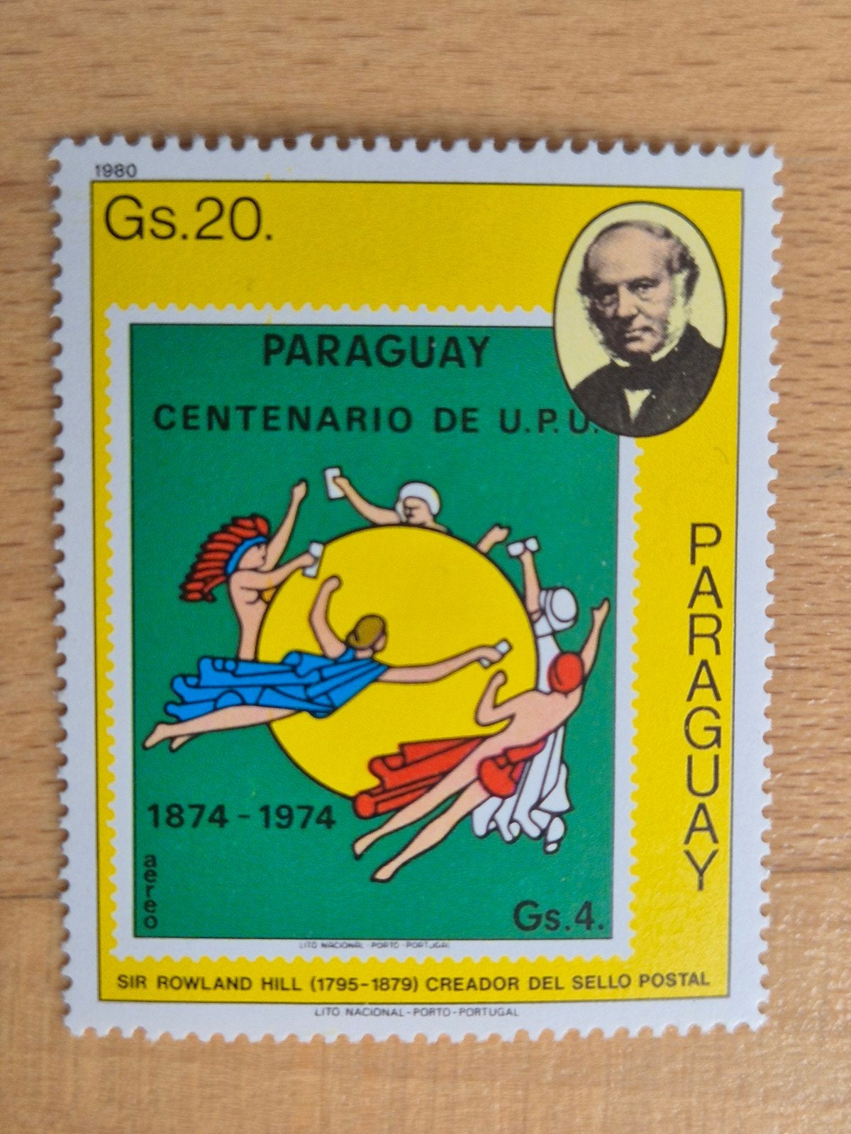 Paraguay 1980 Rowland Hill, Ophalen of Verzenden, Postfris, Zuid-Amerika