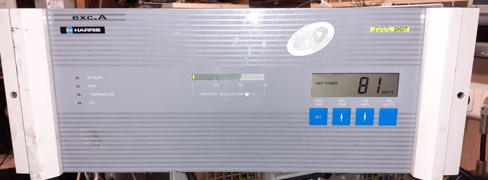 Harris 80 watt FM zender stuurzender, Ophalen of Verzenden, Gebruikt, Zender