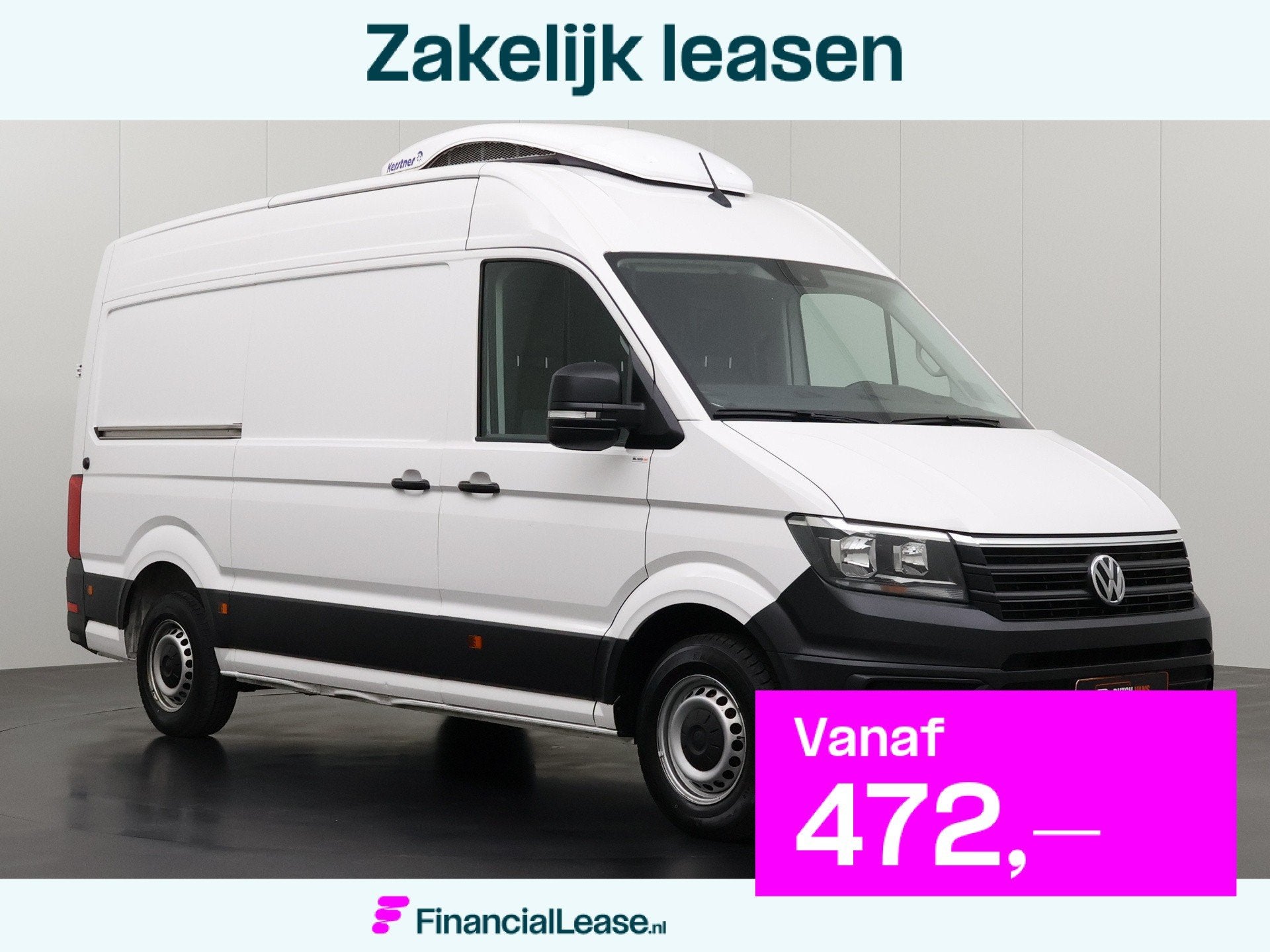 Volkswagen Crafter 2.0TDI L3H3 Koelwagen Dag/Nacht | 2xSchui, Voorwielaandrijving, 3000 kg, Stof, Gebruikt