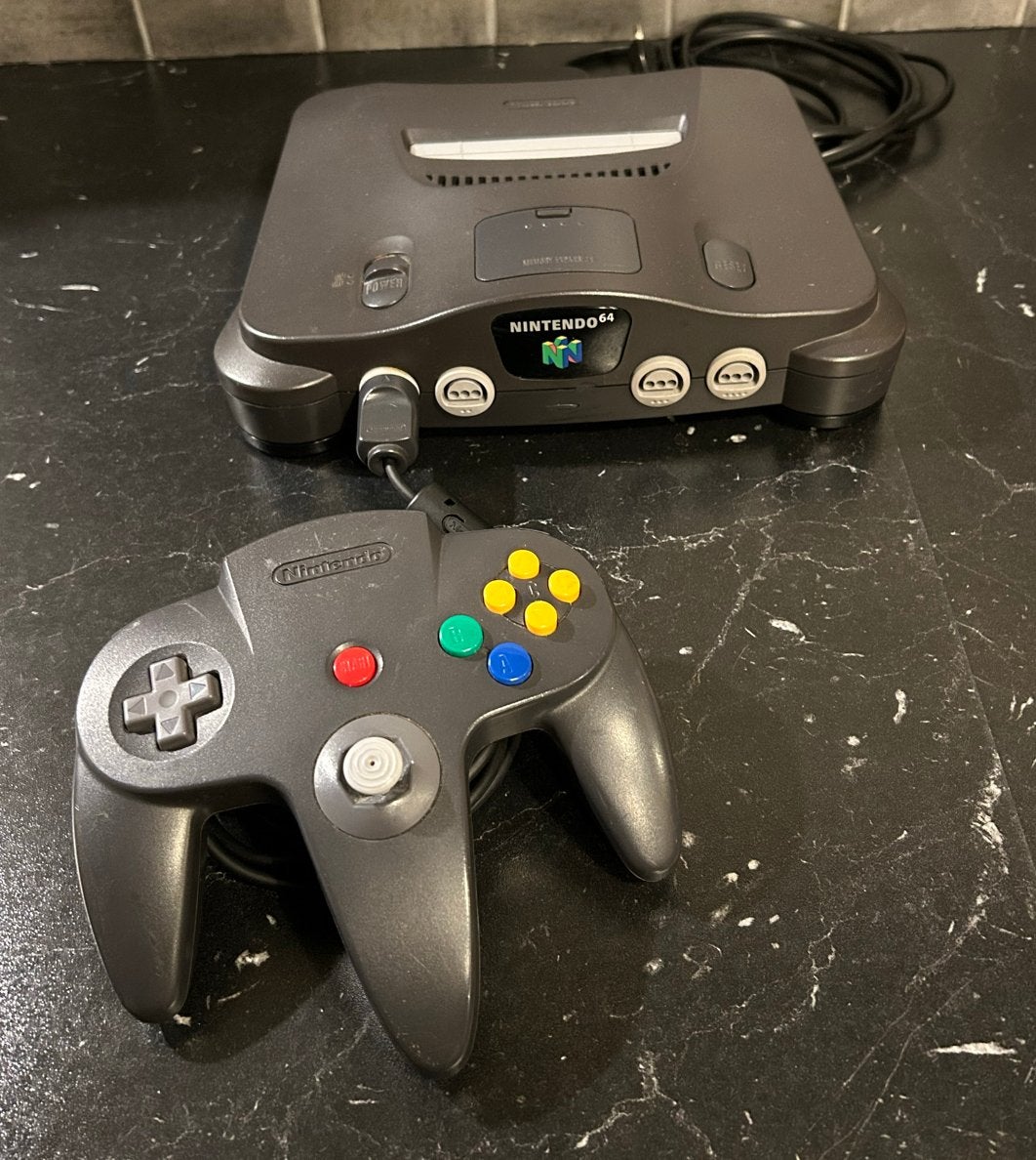 Nintendo 64 Console met 1 Controller en Kabels, Ophalen of Verzenden, Gebruikt, Met 1 controller