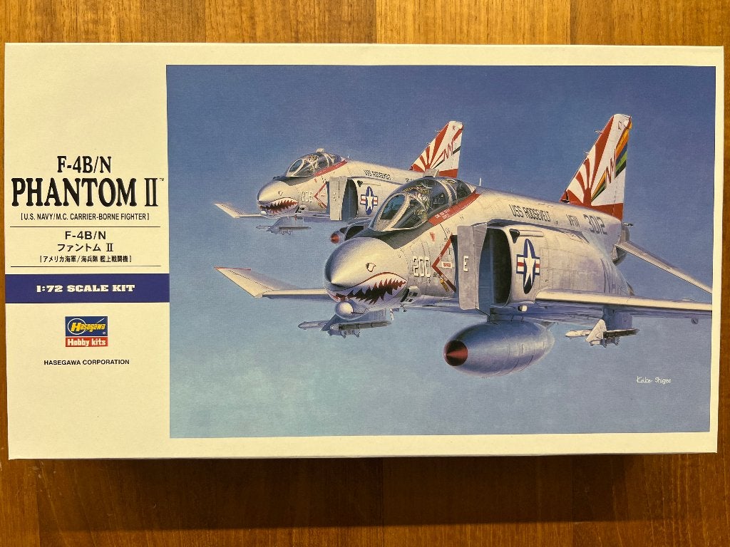 Hasegawa F-4B/N Phantom II 1:72 bouwpakket - 01566, Nieuw, Ophalen of Verzenden, Vliegtuig, Hasegawa