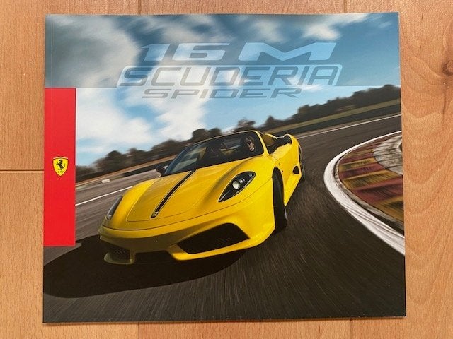 Ferrari 16M Scuderia Spider  - Folder - Brochure - Catalogus, Ophalen of Verzenden, Zo goed als nieuw, Ferrari, Ferrari
