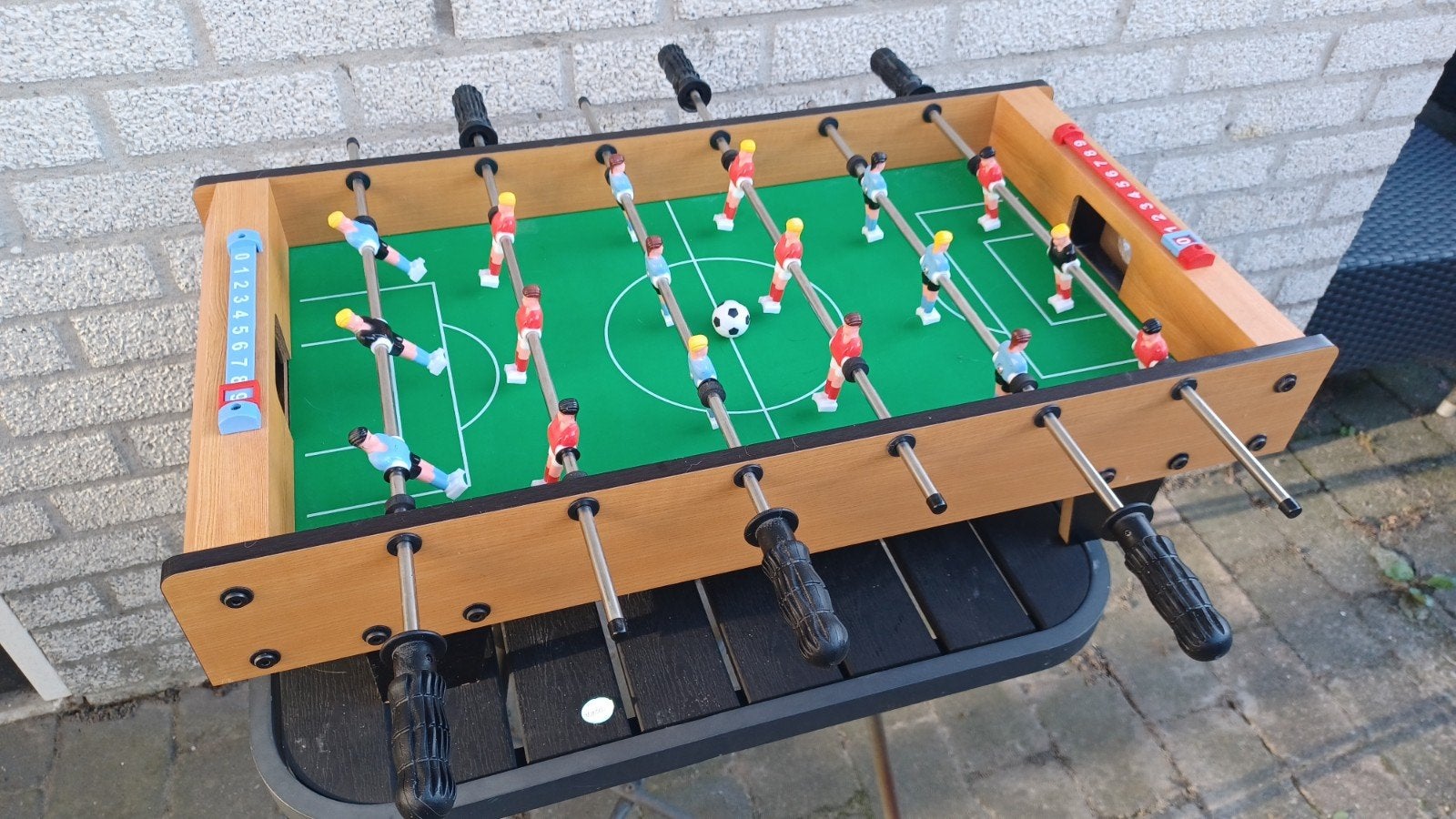tafelvoetbal, Ophalen, Zo goed als nieuw