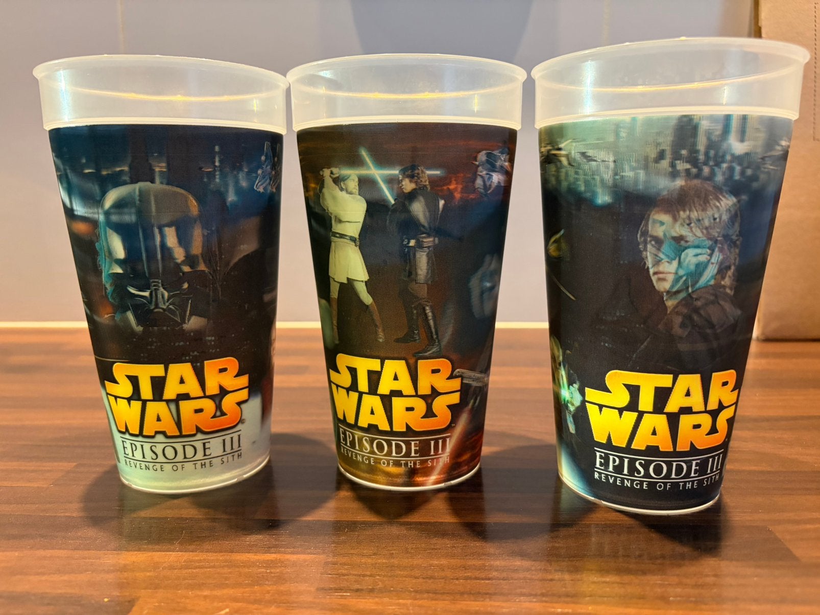 Star Wars Episode 3 bekers 3D beeld, Verzamelen, Ophalen of Verzenden, Nieuw, Gebruiksvoorwerp