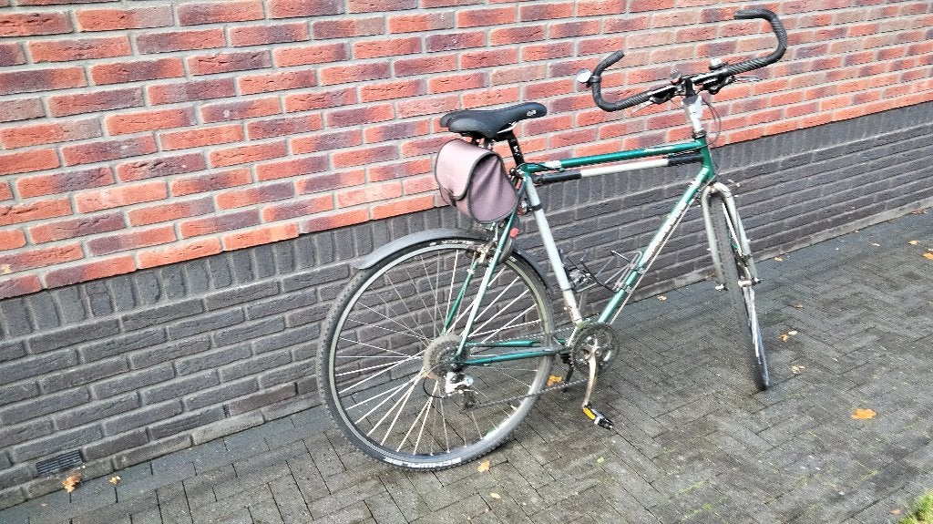 Hybride Puerto Gazelle fiets uit de jaren 80, Ophalen, 28 inch, Gebruikt, Velgrem