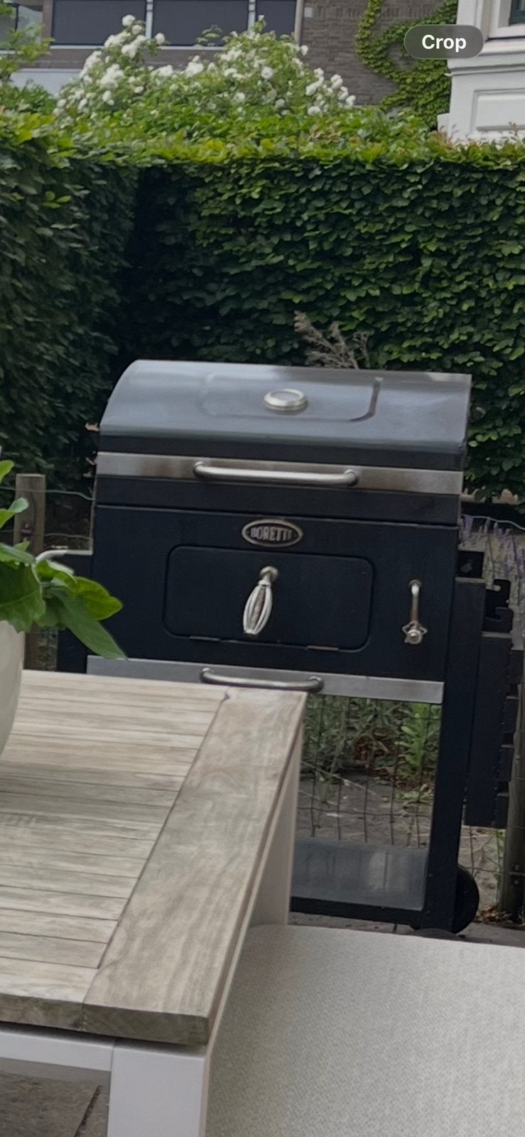 Boretti Carbone 2.0 Houtskoolbarbecue met accessoires, Tuin en Terras, Houtskoolbarbecues, Ophalen, Gebruikt, Met accessoires